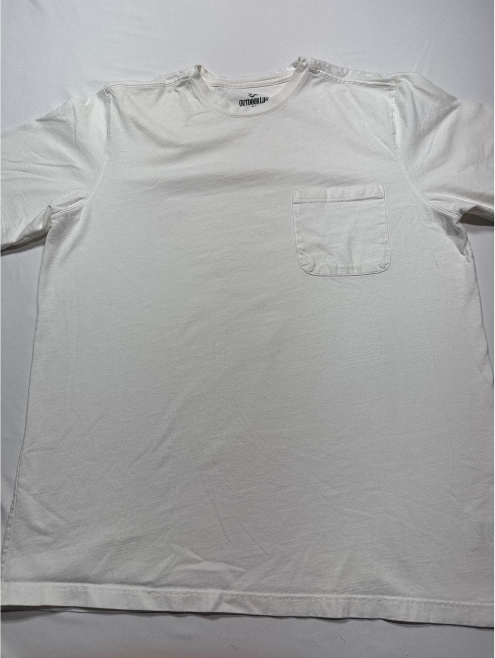 Outdoor Life Classic White Pocket Tee XLT - Comfy, Cool, and